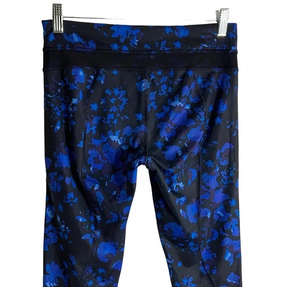 Lululemon Inspire Tight II *Full-On Luxtreme (Mesh) Black/Blue-sz 6 - Picture 8 of 11